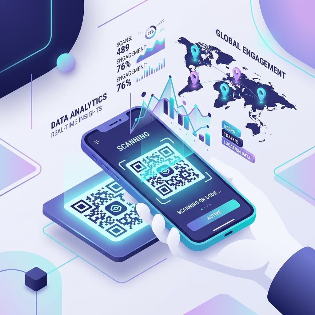 Illustration des statistiques et analyses de scans QRForge